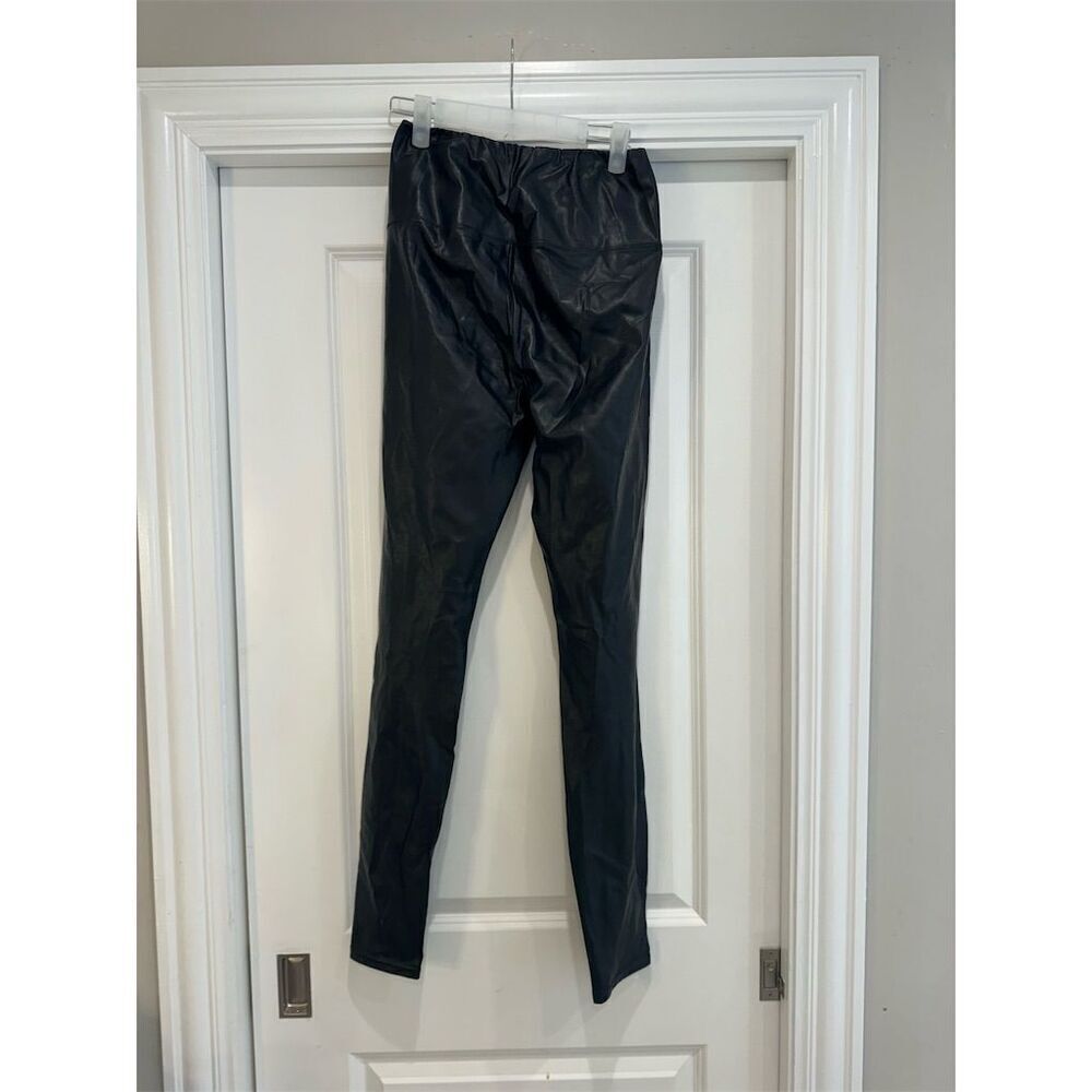 Wilfred Free Daria Women's Black Faux Leather Leggings Size M